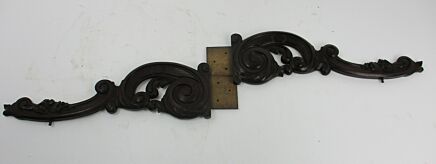 Large Antique Pair Corbels Hand Carved Wood Architectural reclaimed Salvaged