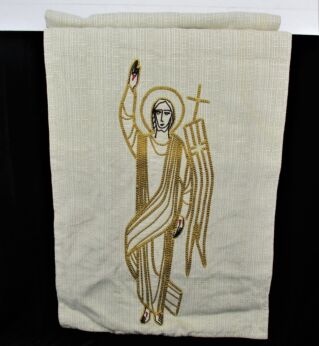 Large Antependium Frontal Parament Banner Gold Thread Jesus Christ Gorgeous