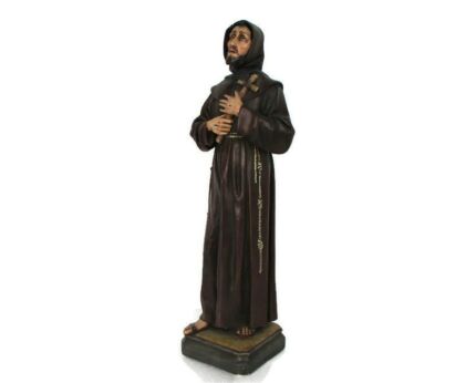 Large Gothic Church Quality Statue saint Francis of Assisi HTF Marked Sartini 20.27" Collector HTF