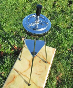 Vintage 60s Standing Floor Push Ashtray Tripod