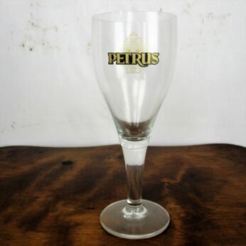 Petrus Belgian Brewery Chalice/Goblet beer Glass Collector HTF
