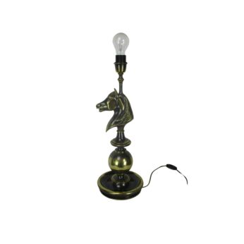 Table Desk Lamp Hollywood Regency Brass Working