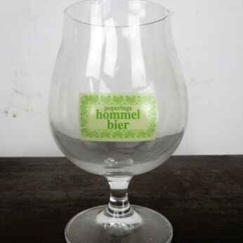 Poperings Hommel Bier glass Belgian Brewery Tulip Snifter Beer Glass