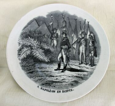 Small Collector Cabinet Wall Plate Napoleon Bonaparte En Egypte Maastricht HTF
