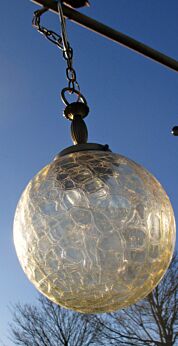 Vintage Crackled Glass Chandelier Ceiling Light Lamp Ball