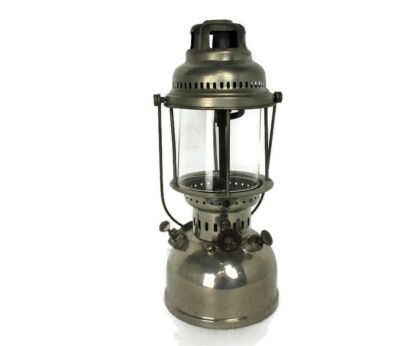antique Table oil Petrol Gas lamp Burner Kerosene Hand Lamp Rustic Swedish Optimus Schott Mainz Glass