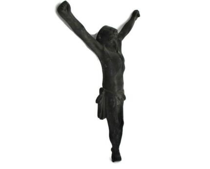 Gorgeous Antique Brass Bronze Corpus Jesus Christ Church 19th 20th Century 16.53"