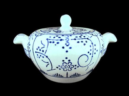 Antique Boch Copenhague Kopenhagen Sugar Bowl Marked Gorgeous