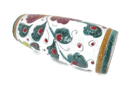 Italian Gambone Style Vase Art Pottery Retro Pop art Mid Century Modern Modernist Funky Ceramic