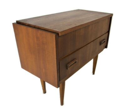 Danish Modern Teak Nightstand  End table  Mid Century Modernist Scandinavian WOW