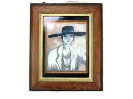 Vintage Wooden Two colored Frame Print Van Dongen Fauvism