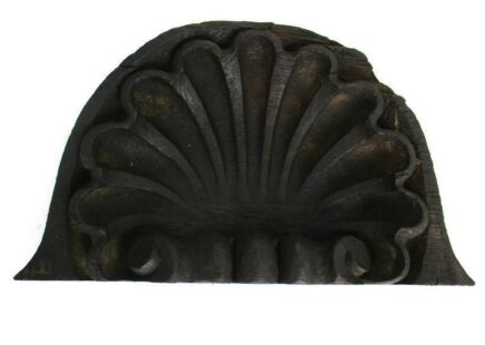 Antique Wood Furniture Trim Shell Reclaimed Hardware Architectural Small Shell
