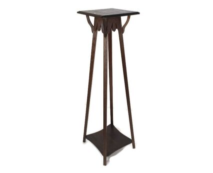 Art Nouveau Pedestal Table Plant Flower Stand Side Table 2 Tier Art Deco Barn Country style