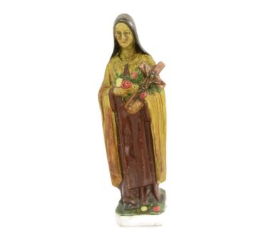 Saint Therese Lisieux Little Flower of Jesus Porcelain  Figurine Statue 