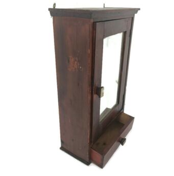 Apothecary Bathroom Medicine Kitchen Cabinet Wood Art deco  Antique Barn Style