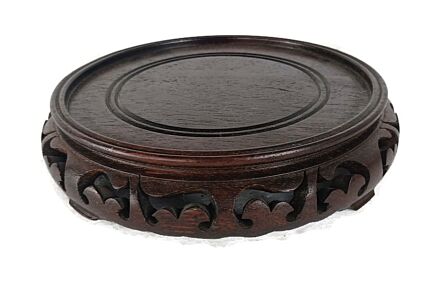 Pedestal Base Stand for Planter Flower Jardiniere or Vase Chinese Wood Display Buddha  