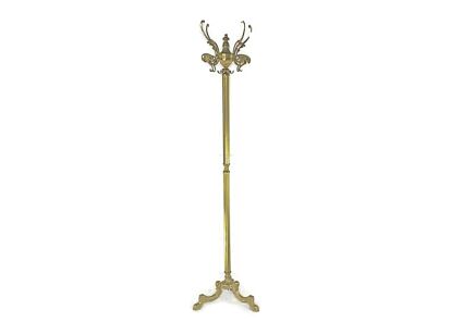  Standing Hall Tree Coat Hallway Rack Brass Hollywood regency Italian Eyecatcher Vintage