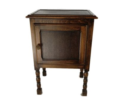 nightstand, night stand, vintage, cabinet, end cabinet, wood barn style 