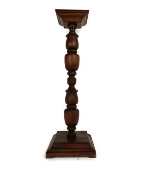 XL wooden Pillar Pedestal Display Side Occasional  Table Bonsai  Plant Stand  Stunning 