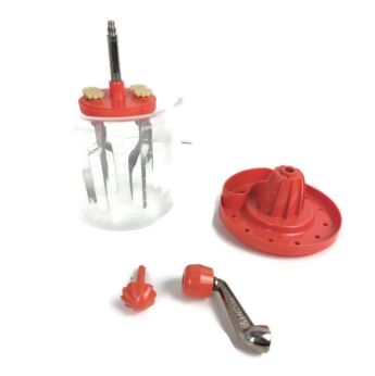 Original Ruhrfix german Juicer handmixer hand Blender hard Plastic vintage 
