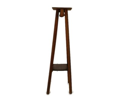 Art Nouveau Pedestal Table Plant Flower Stand Side Table 2 Tier Art Deco Barn