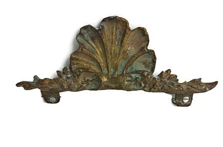 Antique Cast Brass Furniture Trim Ornate Reclaimed Hardware  Architectural Shell Salvaged