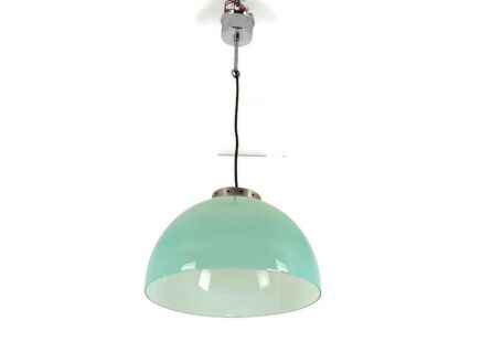 Mazzega Carlo Nason Ocean Blue Art Glass Design Chandelier Pendant Italy Murano Collector WOW