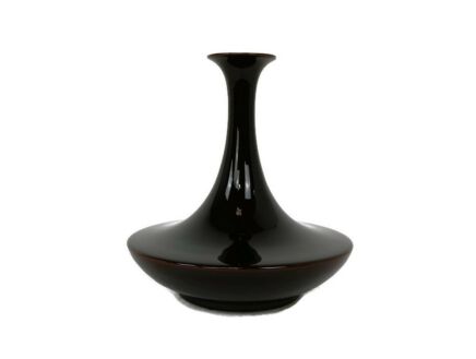 Pino Spagnolo Design for Sicart Post-Modern Vase  Italy Space Age Modernist Brown 70s large