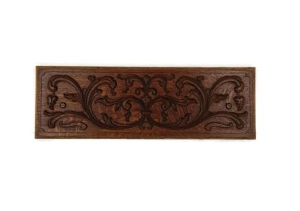 Corbel Hand Carved Wood Pediment Overdoor Architectural Reclaimed Antique Panel