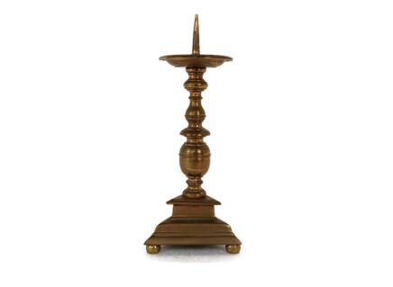 antique bronze candle Holder Candle Stick, 19th Century Heavy 