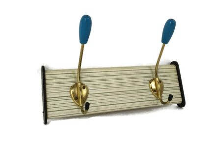 small  coat kitchen Bathroom towel rack vintage retro Pop Art Funky 