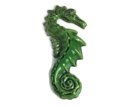Seahorse Hippocampe Modernist Ceramic Wall Plaque era Amphora Perignem Vallauris