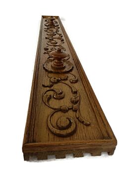 Corbel Hand Carved Wood Pediment Overdoor Architectural Reclaimed Antique Panel Drawer Door