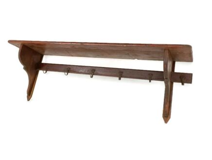 Large Coat Rack Antique barn Country farmhouse Wood 1920s Hallway 