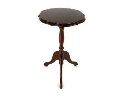 Italian  Wooden Coffee Wine Occasional Side Table Tripod Pedestal Lovely  Vintage