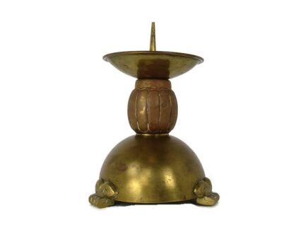 Antique extremely rare Candle Stick Candle Holder Brass 