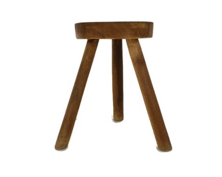 Milking stool, pedestal, plant stand, authentic, antique, barn style, japandi, country