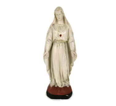 Notre Dame de Pellevoisin France Madonna Virgin mary Statue Figurine Collector HTF