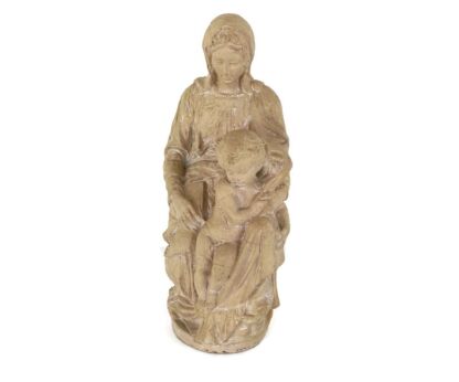 Michelangelo Buonarrati Madonna Lady Virgin Mary Infant Sedes Sapientiae  Infant Jesus Child  Plaster