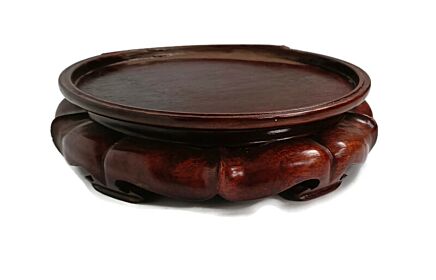 Pedestal Stand for Planter Flower Jardiniere or Vase Chinese Wood Display Base for Buddha  