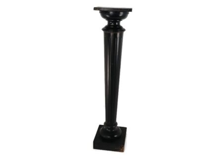 XL wooden Pillar Church Pedestal Display Side Table Plant Stand Art Deco  Antique