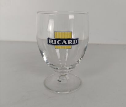 French Ricard Glass  large  Pastis Apero France Collector HTF 