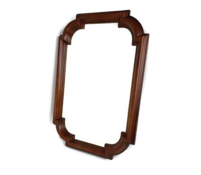 Large vintage Mirror hallway bathroom Wooden Frame 
