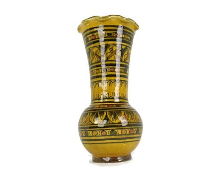 Pottery Faience French Vase Medium Height Beautiful 20s Art Deco