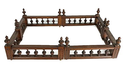 4 small pediments antique spindles, carved wood, over door, architectural, reclaimed 