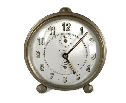 Vintage Repetition jaz Clock France Alarm Clock Collector Working condition metal