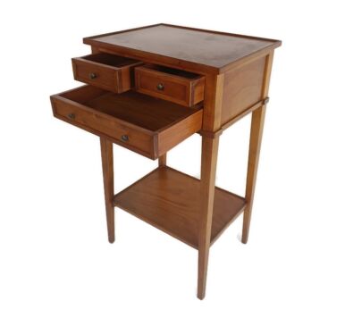 Antique Side hallway Table Cabinet Chest of Drawers Carved Wood Gorgeous