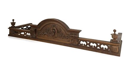 XL  Hand Carved Wood Pediment Ornate Over door Architectural reclaimed Salvage  Antique  Edges  