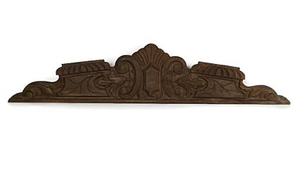 Carved Wooden Pediment Over door Architectural Reclaimed Salvaged Antique  Beautiful