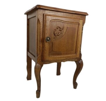 Nightstand End table Dresser 50s Vanity Cabinets Louis XVI style Louis XV Vintage Wood